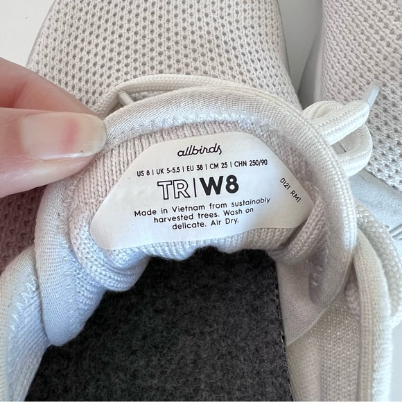 Allbirds Women's Tree Runners Mesh Sneakers in White - Picture 7 of 8
